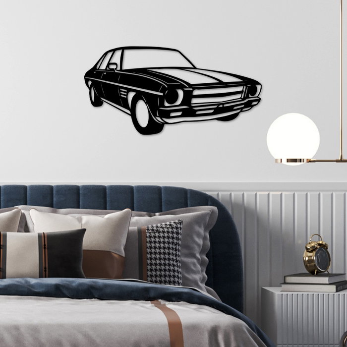 Wallity Holden Monaro Sedan Accesorio decorativo de pared de metal Negro